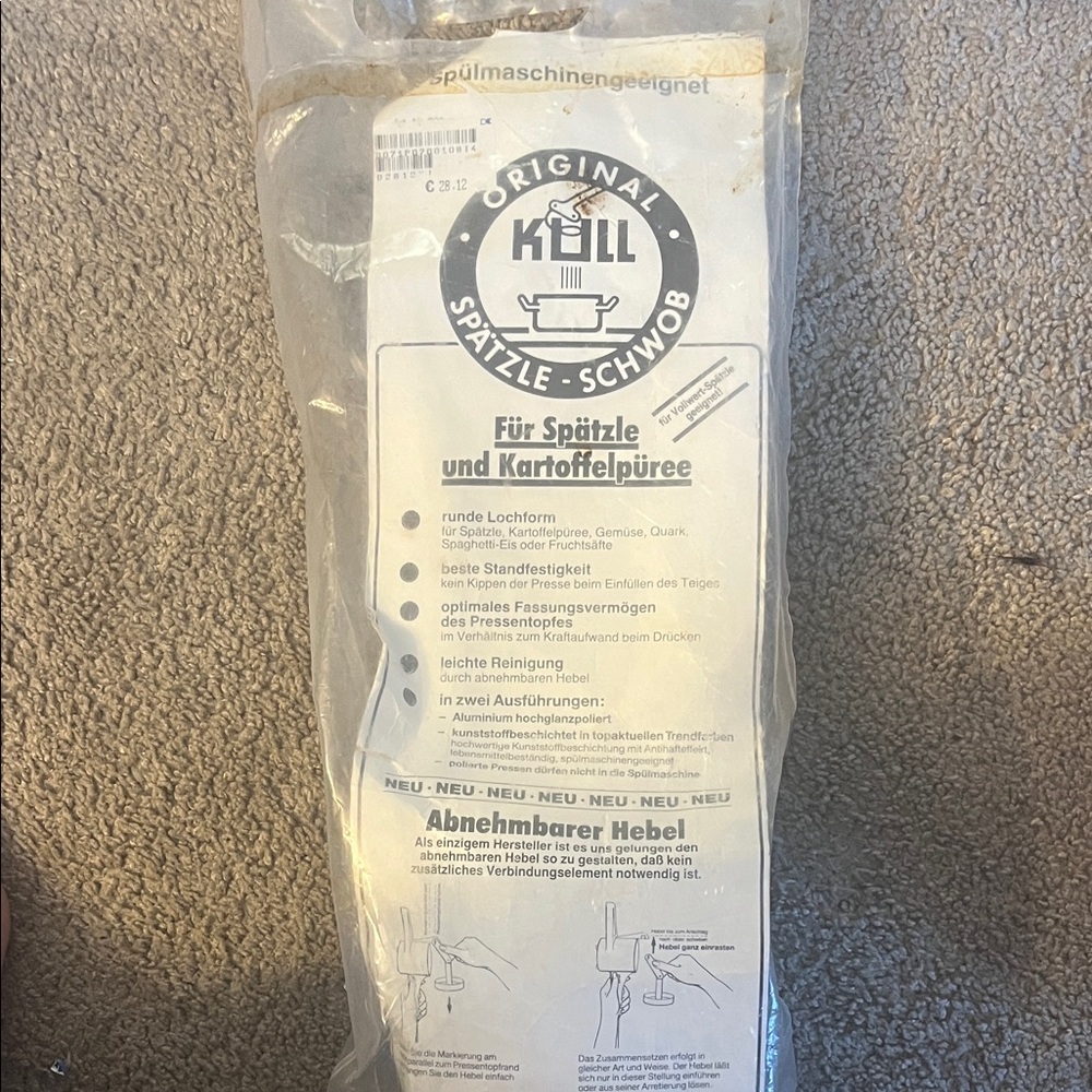 Kull Original Spätzle Press